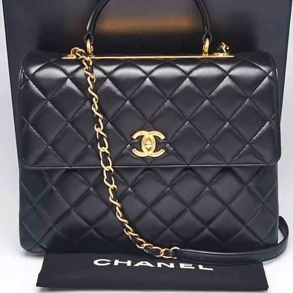 CHANEL - LARGE Trendy CC Flap Bag with Box, dust bag, card & price tag - Picture 1 of 13
